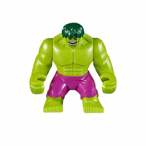 레고 피규어 헐크 어벤져스 Big Figure - Hulk with Dark Green Hair and Magenta Pants