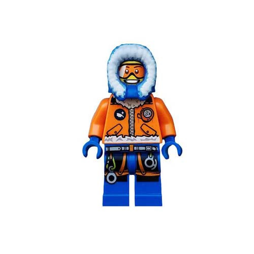 레고 피규어 시티 북극 탐험가 Arctic Explorer, Male with Orange Goggles