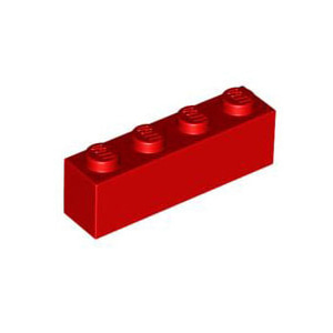레고 부품 브릭 블럭 부품 빨간색 Red Brick 1 x 4 301021