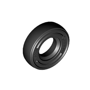 레고 부품 타이어 검정색 Black Tire 14mm D. x 4mm Smooth Small Single with Number Molded on Side 4516843