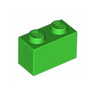 레고 부품 브릭 블럭 밝은 녹색 Bright Green Brick 1 x 2 4647553