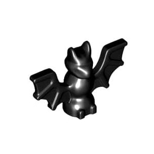 레고 부품 동물 작은 박쥐 검정색 Black Bat 4106513