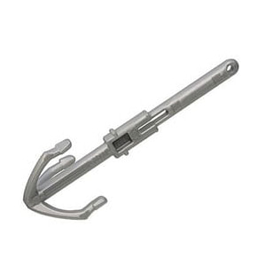 레고 부품 갈고리 진주빛 밝은 회색 Pearl Light Gray Hook, Grappling Hook with Pin and Extension 4615604