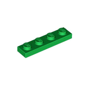 레고 부품 플레이트 녹색 Green Plate 1 x 4 371028