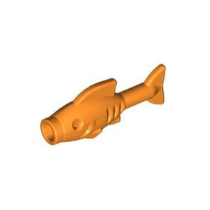 레고 부품 물고기 오렌지색 Orange Fish 4623481