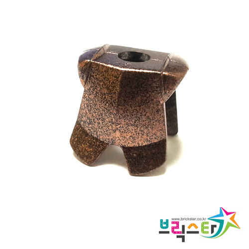 레고 부품 갑옷 금속성 느낌의 검정-카퍼 Speckle Black-Copper Minifigure, Armor Breastplate with Leg Protection