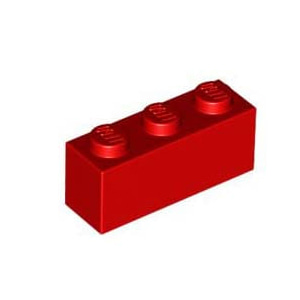 레고 부품 브릭 블럭 빨간색 Red Brick 1 x 3 362221