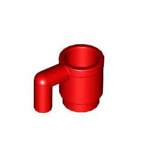 레고 부품 컵 빨간색 Red Minifigure Utensil Cup 389921