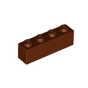 레고 부품 브릭 블럭 적갈색 Reddish Brown Brick 1 x 4 4211225