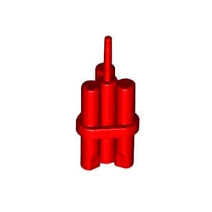 레고 부품 무기 다이너마이트 빨간색 Red Minifigure, Utensil Dynamite Sticks Bundle 4538780
