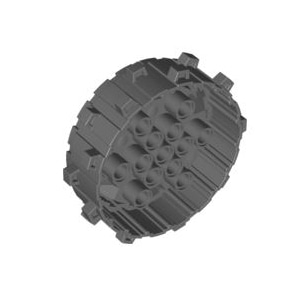 레고 부품 휠 진회색 Dark Bluish Gray Wheel Hard Plastic with Small Cleats 6007027