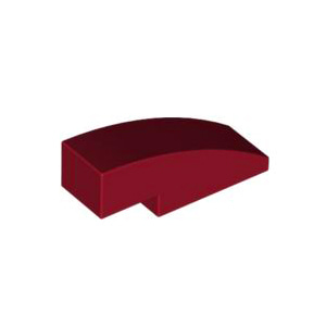 레고 부품 커브 경사 슬로프 다크 레드 Dark Red Slope, Curved 3 x 1 4541546