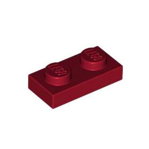 레고 부품 플레이트 다크 레드 Dark Red Plate 1 x 2 4539097