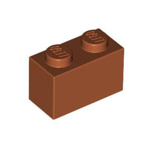 레고 부품 브릭 블럭 다크 오렌지 Dark Orange Brick 1 x 2 4579659