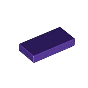 레고 부품 타일 다크 퍼플 Dark Purple 1 x 2 4613192