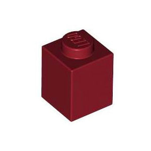 레고 부품 브릭 블럭 다크 레드 Dark Red Brick 1 x 1 4541376