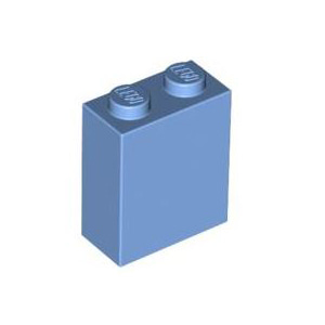 레고 부품 브릭 블럭 미디엄 블루 Medium Blue Brick 1 x 2 x 2 with Inside Stud Holder 4621902