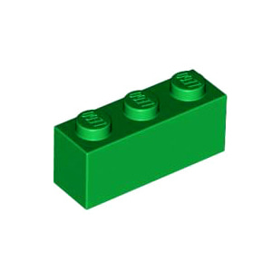 레고 부품 브릭 블럭 녹색 Green Brick 1 x 3 4109679