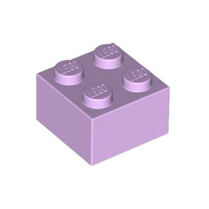 레고 부품 브릭 블럭 라벤더 Lavender Brick 2 x 2 6099349