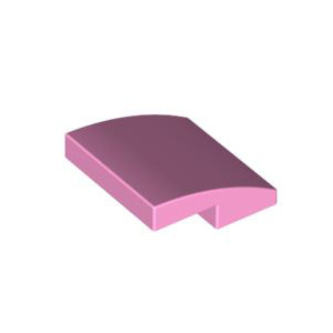 레고 부품 커브 경사 슬로프 밝은 핑크 Bright Pink Slope, Curved 2 x 2 6230082