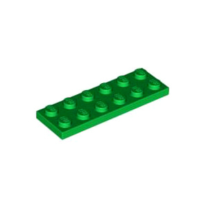 레고 부품 플레이트 녹색 Green Plate 2 x 6 379528