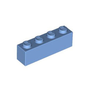 레고 부품 브릭 블럭 미디엄 블루 Medium Blue Brick 1 x 4 4163696