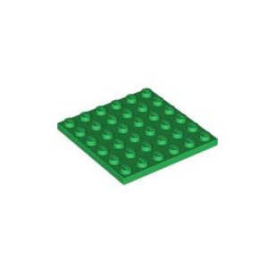 레고 부품 플레이트 녹색 Green Plate 6 x 6 6097194