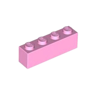 레고 부품 브릭 블럭 밝은 핑크 Bright Pink Brick 1 x 4 4518890