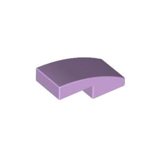 레고 부품 커브 경사 슬로프 라밴더 Lavender Slope, Curved 2 x 1 x 2/3 6097647 